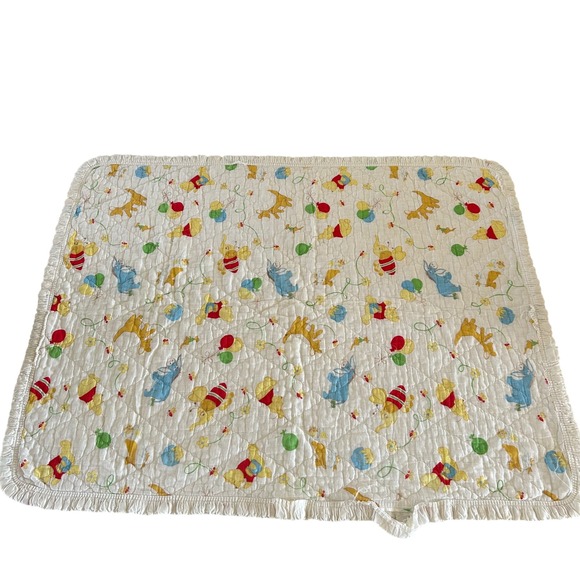 Disney Other - VTG 1964 Sears Pooh Collection Quilted Baby Blanket MCMXLIV Disney Kidcore MCM